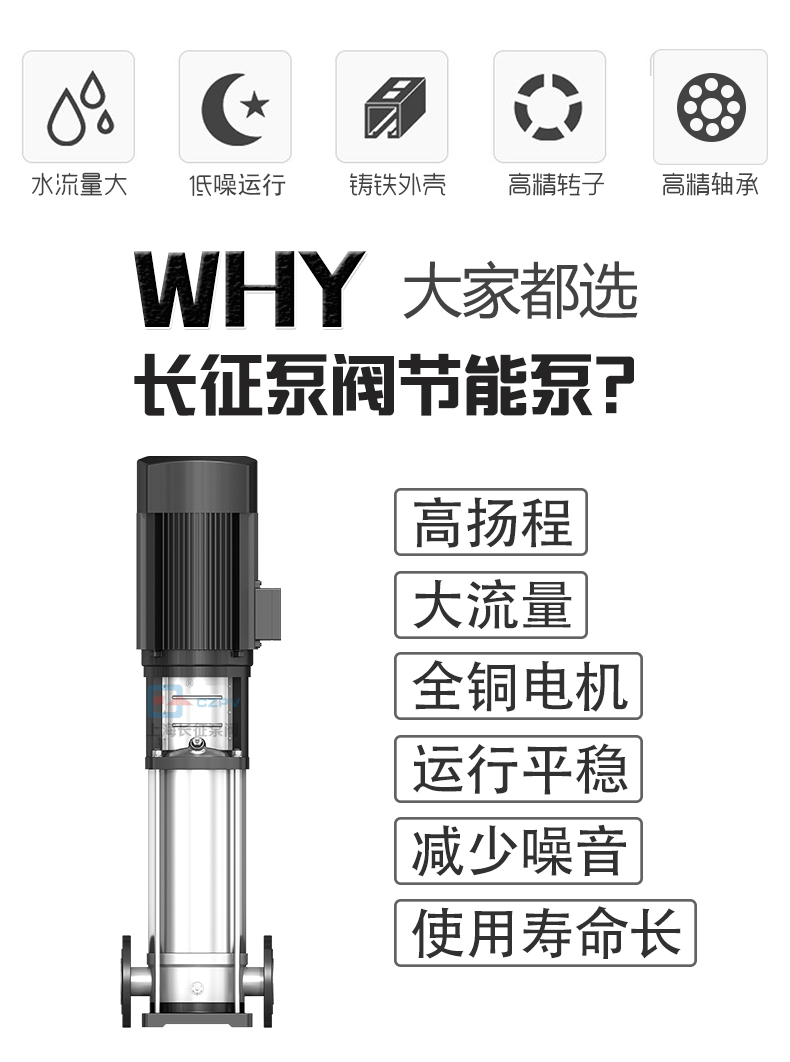 GDL立式多級管道離心泵循環水泵產品優勢 GDL立式多級管道離心泵循環水泵產品優勢