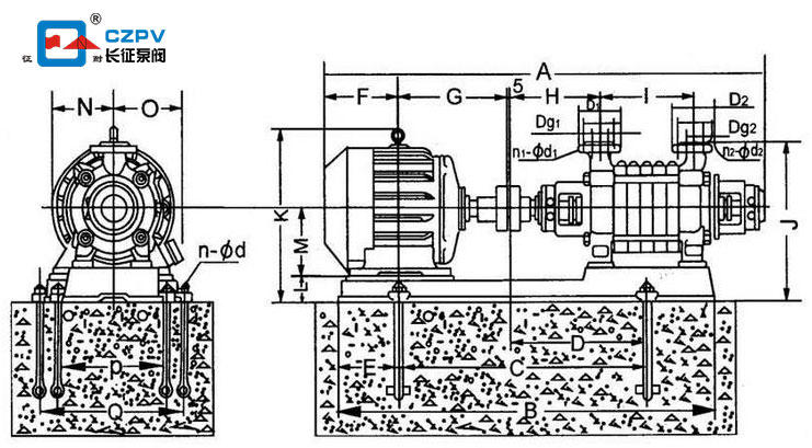 鍋爐泵安裝圖 鍋爐泵安裝圖