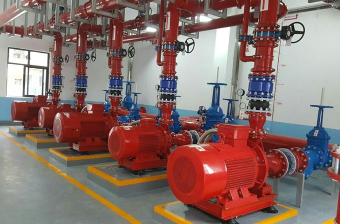 臥式消防泵管路布置圖 臥式消防泵管路布置圖